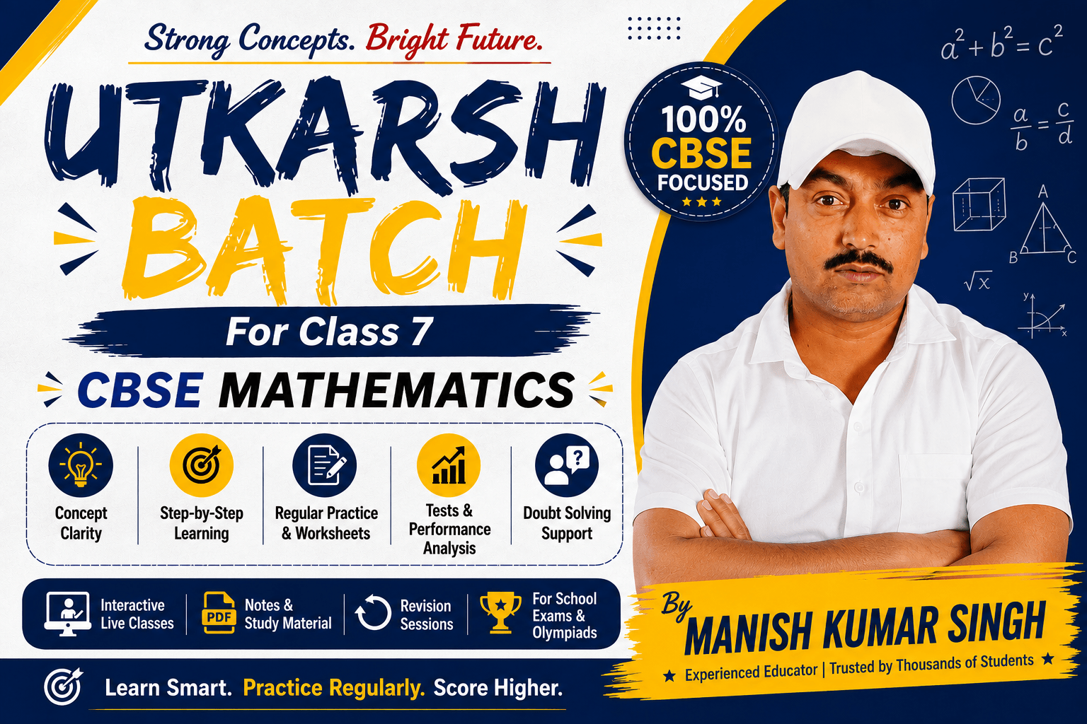 Utkarsh Batch Mathematics (Class 7)