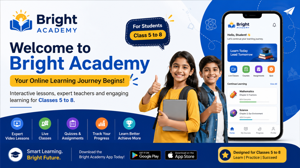 Welcome to Bright Academy – Your Online Learning Journey Begins!